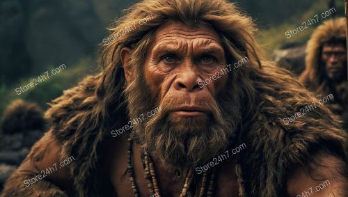 Neanderthal Leaders in Ancient Assembly