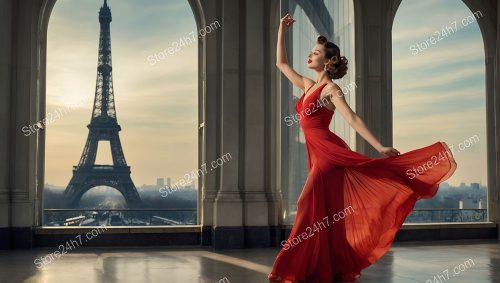 Parisian Elegance Pin-Up Dance Grace