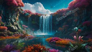 Enchanted Falls in Alien Blossom