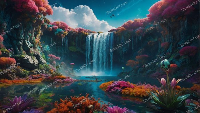 Enchanted Falls in Alien Blossom