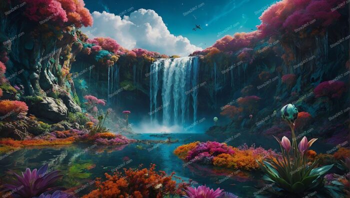 Enchanted Falls in Alien Blossom