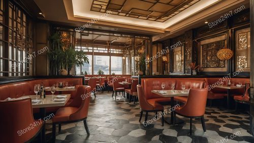 Opulent Asian-Inspired Restaurant Elegance