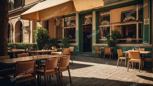 Classic European Street Side Café