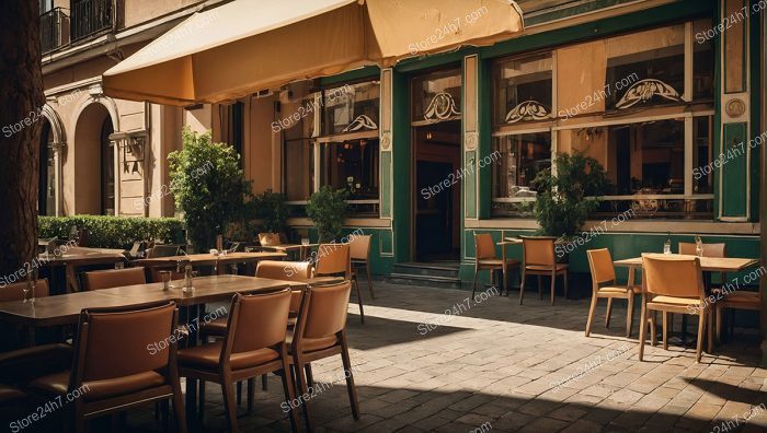 Classic European Street Side Café