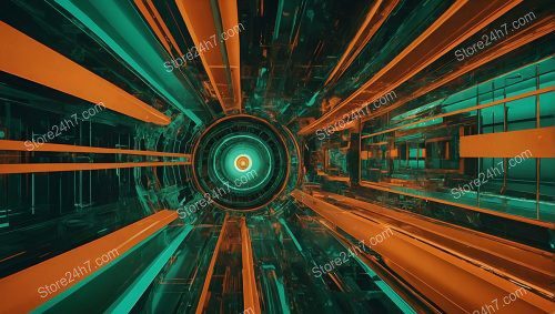 Aurora Borealis Cybernetic Tunnel Vision