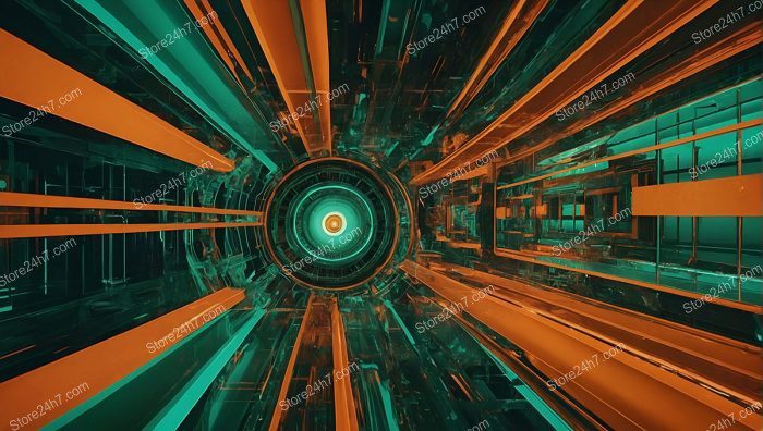 Aurora Borealis Cybernetic Tunnel Vision