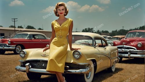 Sunshine Dress and Classic Cars: Fifties Pin-Up Elegance