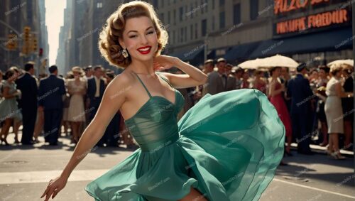 Timeless Elegance in Pin-Up Dance