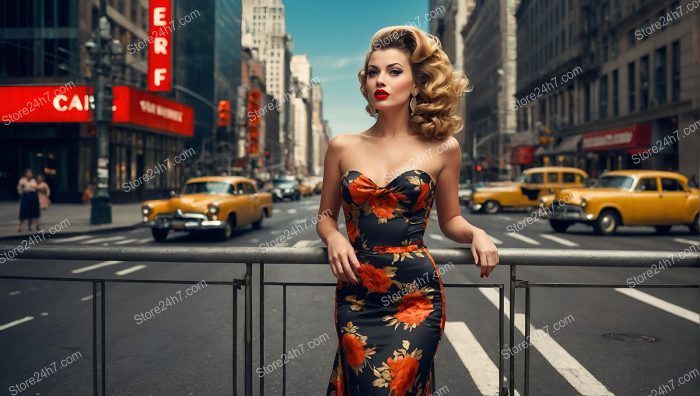 Midtown Manhattan: Timeless Pin-Up Glamour