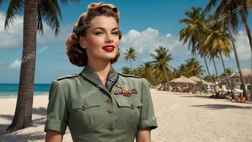 World War II Style: Army Pin-Up Officer