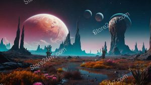 Otherworldly Giants in Twilight Realm