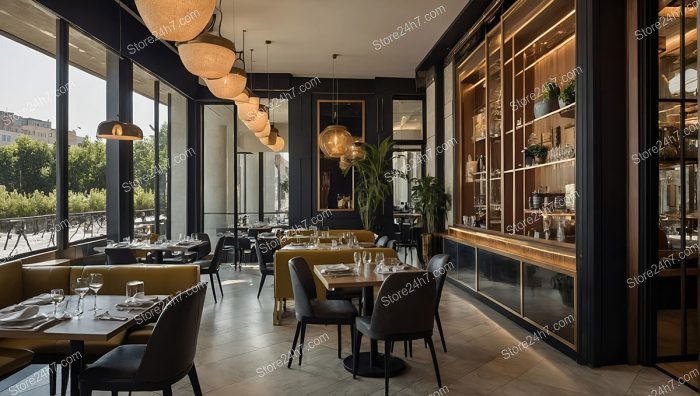Sophisticated Urban Restaurant Interior Design