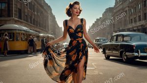Autumn Elegance in Pin-Up Dance