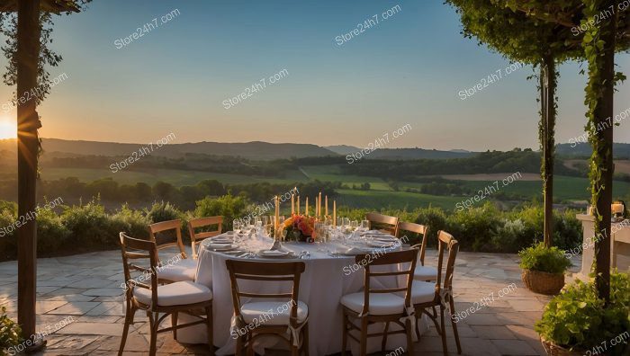 Countryside Sunset Dining Experience Elegance