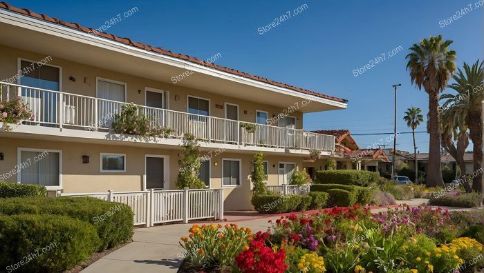 Sunny California Motel with Gardens