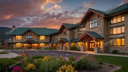 Mountain View Rustic Hotel Elegance