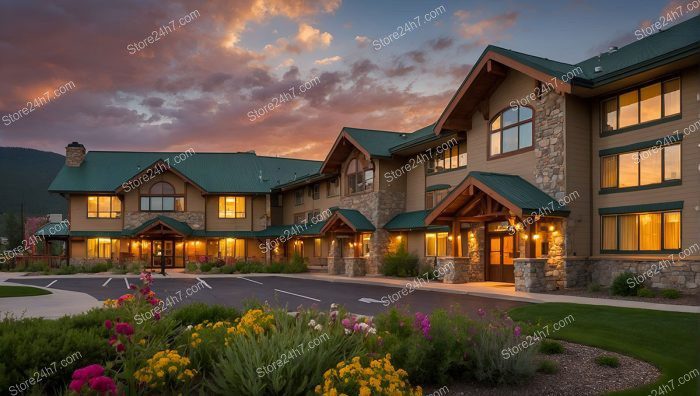 Mountain View Rustic Hotel Elegance