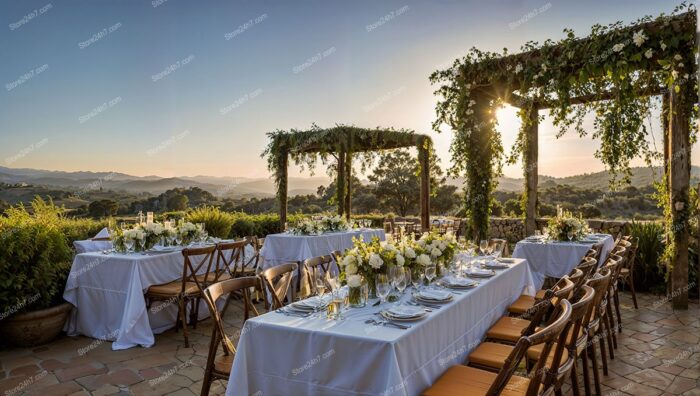 Elegant Outdoor Banquet by Catering Service Company