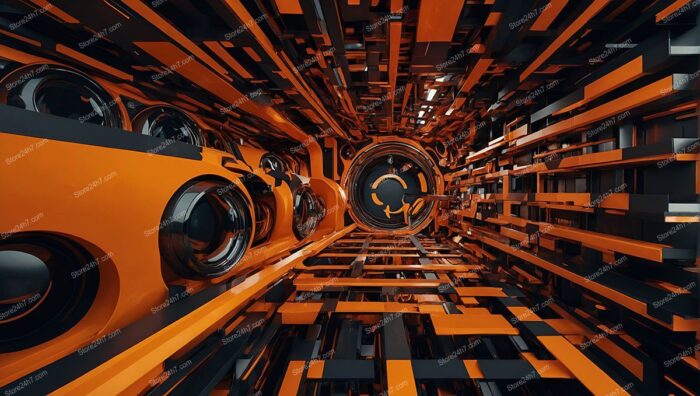 Orange Mechanical Tunnel Vision