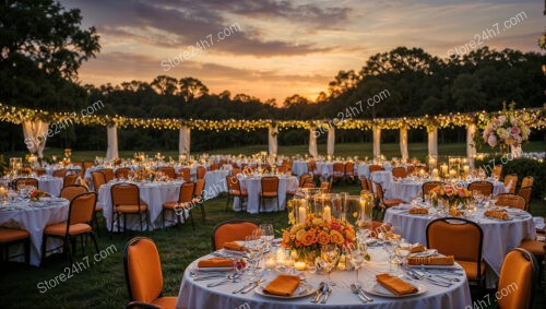 Outdoor Banquet Venue Provided by Professional Catering Service