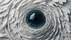 Cerulean Wings Encircle Mystic Vortex