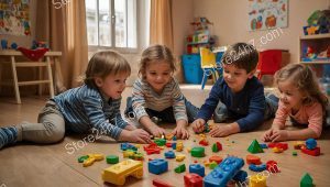 Kids Engaged in Joyful Play