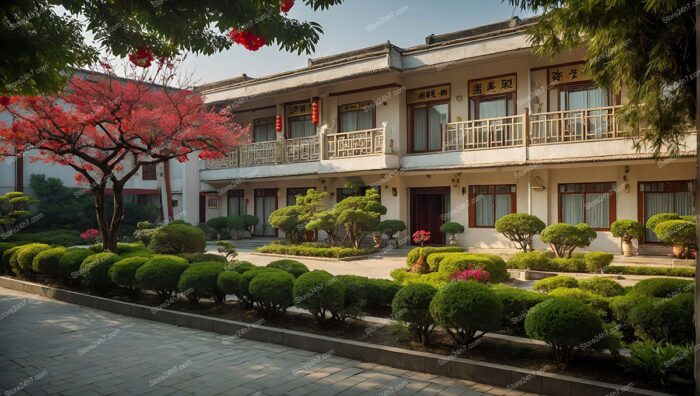 Tranquil Family-Run Hotel Courtyard