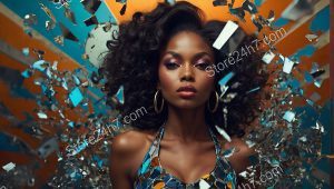 Explosive Glamour in Shattered Reflections