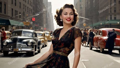 Vintage Pin-Up City Glamour