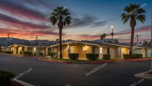 Desert Sunset Roadside Motel Calm