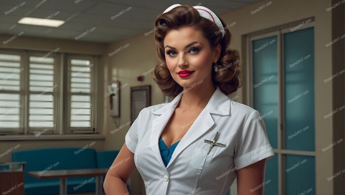 Timeless Beauty Pin-Up Nurse