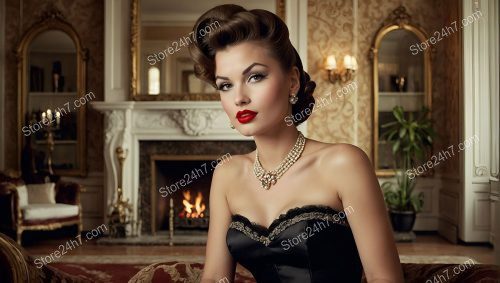 Classic Pin-Up Glamour in Opulence