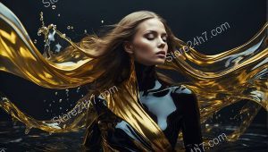 Liquid Gold Fashion Fantasy