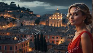 Ethereal Beauty in Rome's Sunset