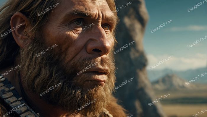 Neanderthal Gaze upon Ancient Vistas