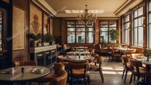 Elegant Restaurant Interior Design Snapshot