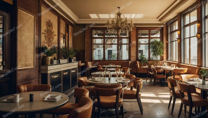 Elegant Restaurant Interior Design Snapshot