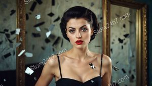 Vintage Glamour, Shattered Dreams Portrait