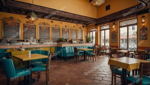 Vibrant Mexican Eatery Interior Charm