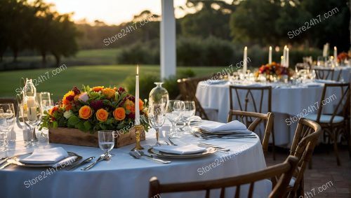 Golf Course Sunset Catering Elegance