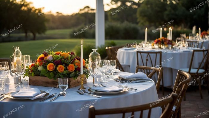 Golf Course Sunset Catering Elegance