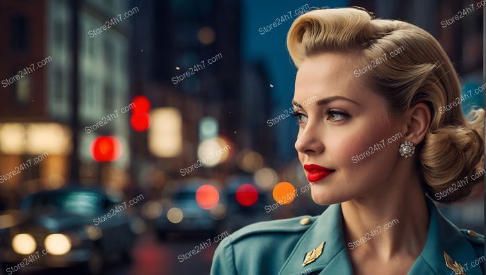 Twilight Glamour Military Pin-Up
