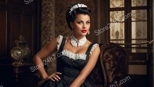 Vintage Elegance in Pin-Up Style