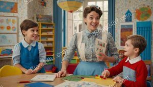 Preschool Teacher Joyful Learning Moment