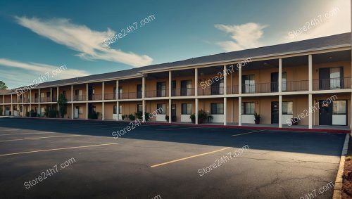 Suburban Motel Sunset Serenity