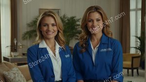 Professional Cleaning Staff Welcoming Service
