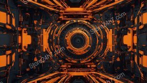Circuit Labyrinth Orange Nexus Vision