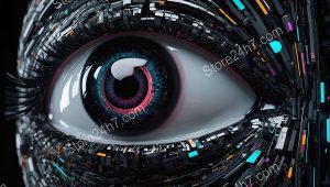 Mechanical Iris Surreal Gaze Fusion