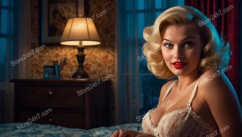 Vintage Pin-Up Girl: Lingerie and Bedroom Glamour