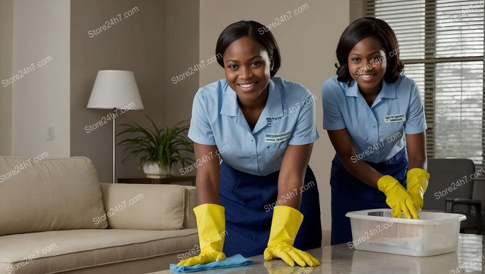Residential Cleaning Service Friendly Staff